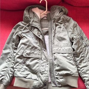 American Eagle Outfitters Olive Green Jacket